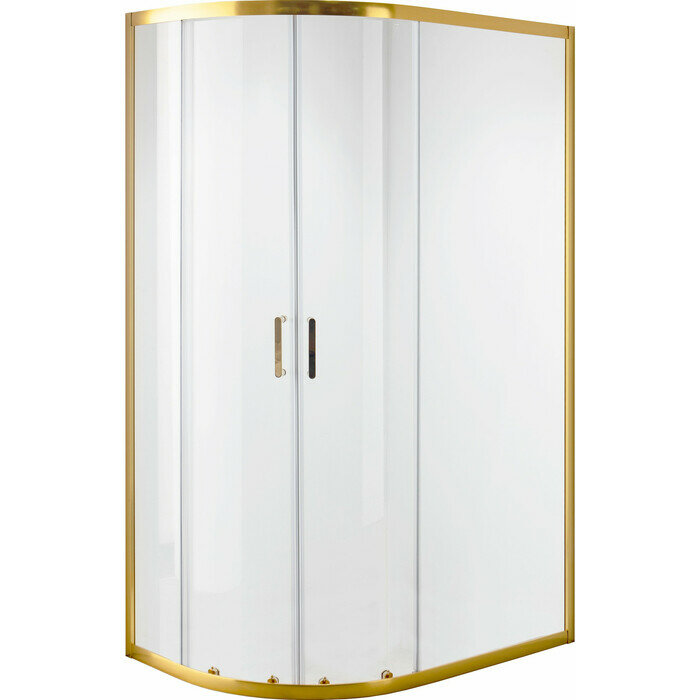 фото Душевой уголок Niagara Nova 120x80 прозрачный, желтое золото (64210811GOLD)
