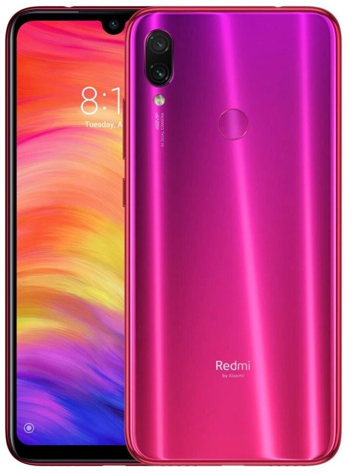 Xiaomi Redmi Note 7 Pro 6/128 ГБ Global Rom, Dual nano SIM, туманный красный