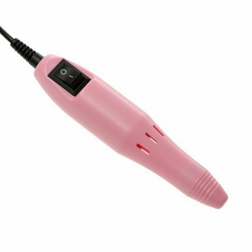 Сменная ручка для маникюрного аппарата Luazon LMM-002, пластик, розовая сменная ручка для маникюрного аппарата luazon lmm 002 пластик розовая