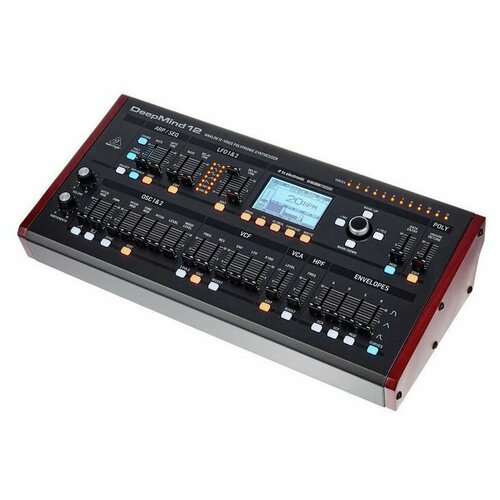Behringer DEEPMIND 12D - Настольный аналоговый синтезатор, 12 гол. полифония, Wi-Fi черный