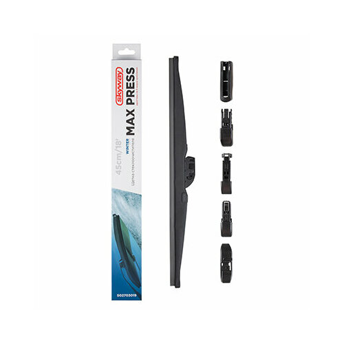 фото Щетка стеклоочистителя зимняя skyway max press 6 адаптеров 18"/450 мм skyway s02703019 | цена за 1 шт