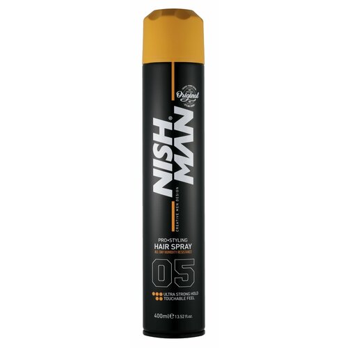 NISHMAN Лак для волос ультрасильной фиксации Hair Styling Spray 05 400 мл 1890₽