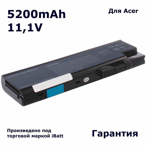 Аккумулятор iBatt 5200mAh, для BTP-BCA1 LIP-6198QUPC SY6 3UR18650Y-2-QC236 4UR18650F-2-QC218 LIP-8208QUPC