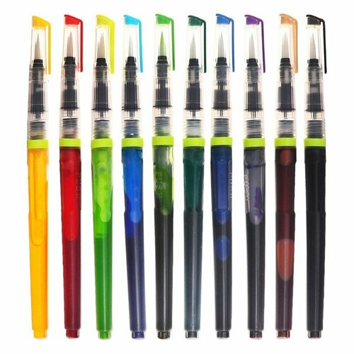 Набор кистей синтетика 10 штук 7384₽