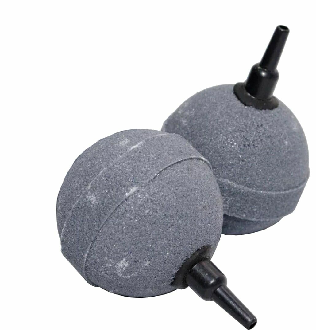 Аэраторы распылители для аквариума, пруда, шар 50х50х4 мм, 2 шт — фото 1