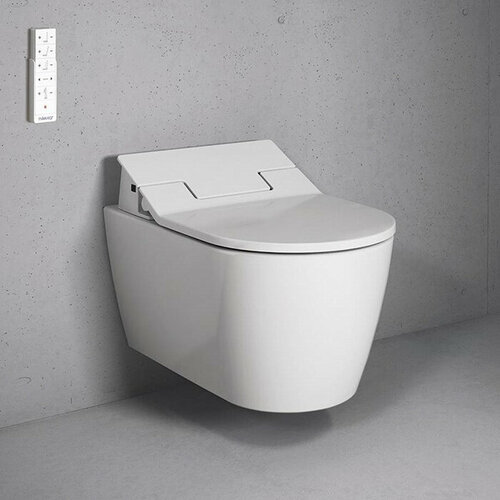 Duravit Me by Starck Унитаз подвесной безободковый 57х37 cм, цвет белый 2529590000 унитаз duravit me by starck 45790920a1 подвесной с сиденьем микролифт