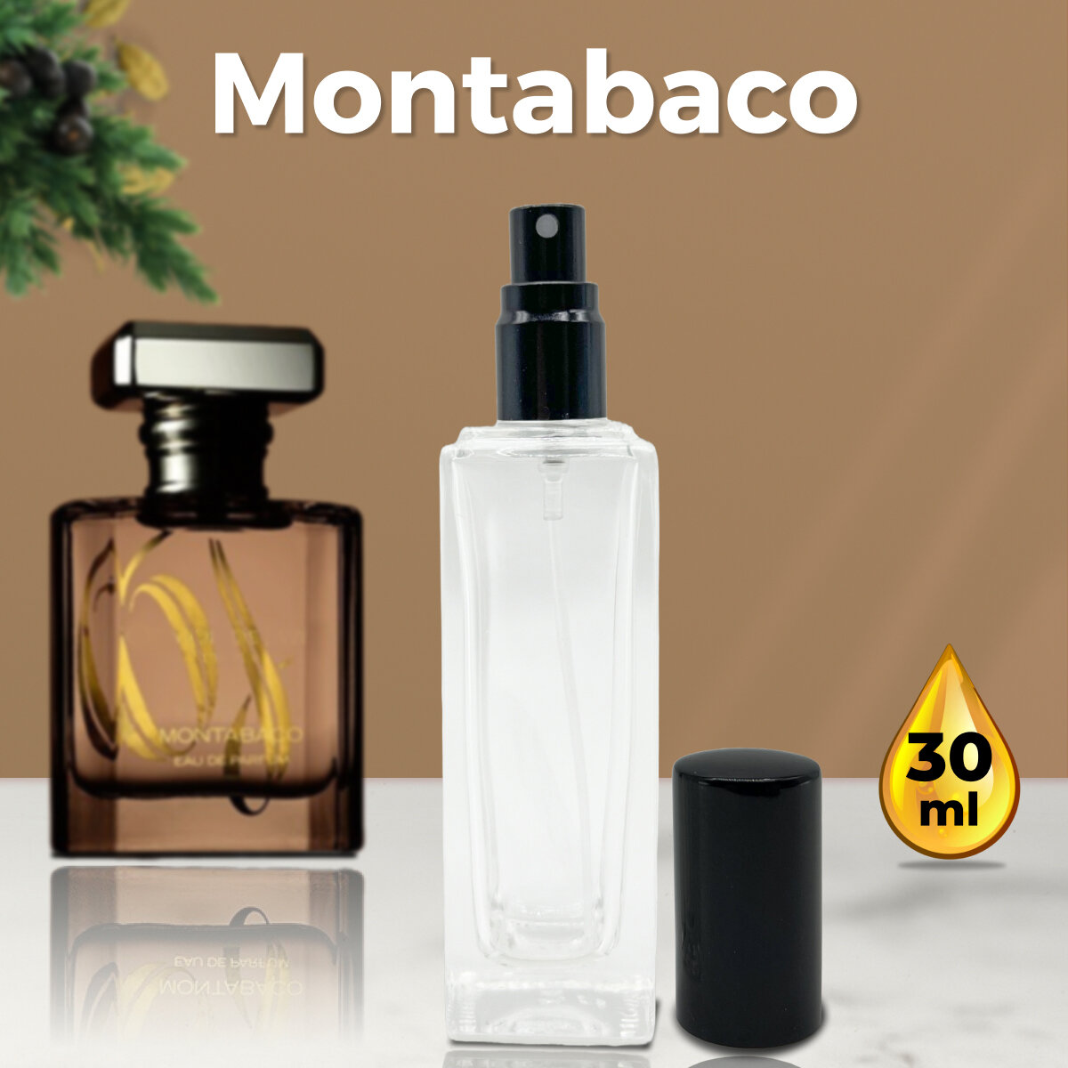 "Montabaco" - Духи унисекс 30 мл + подарок 1 мл другого аромата