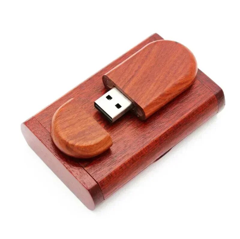 Деревянный USB-накопитель JASTER 64GB, Rose with BOX