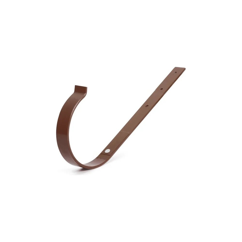 BRYZA Держатель желоба прямой 125 мм коричневый 70-001