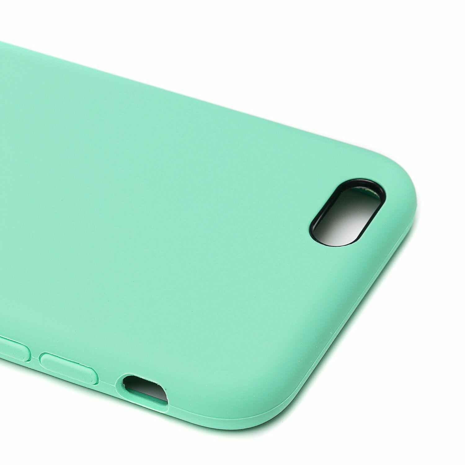 Чехол для iPhone 6, iPhone 6s силиконовый Soft Touch <мята> (премиум) — фото 1
