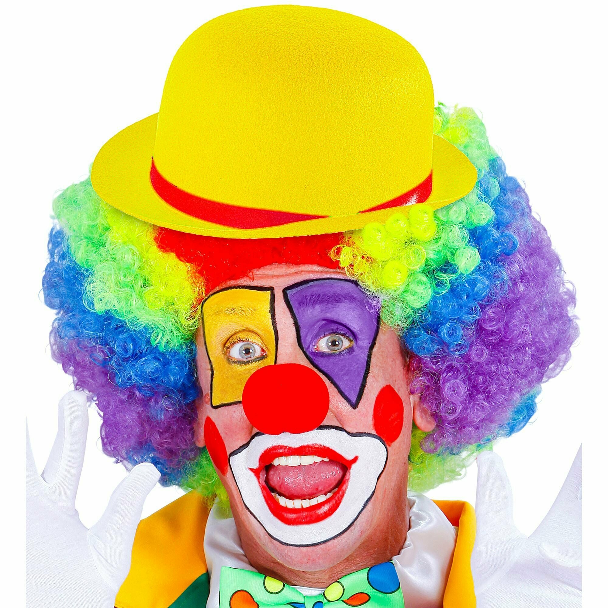 Котелок желтый с красной лентой