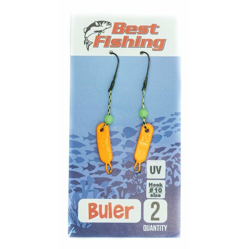 Булеры рыболовные Best Fishing Neon, #10, 2 гр, цвет оранжевый UV