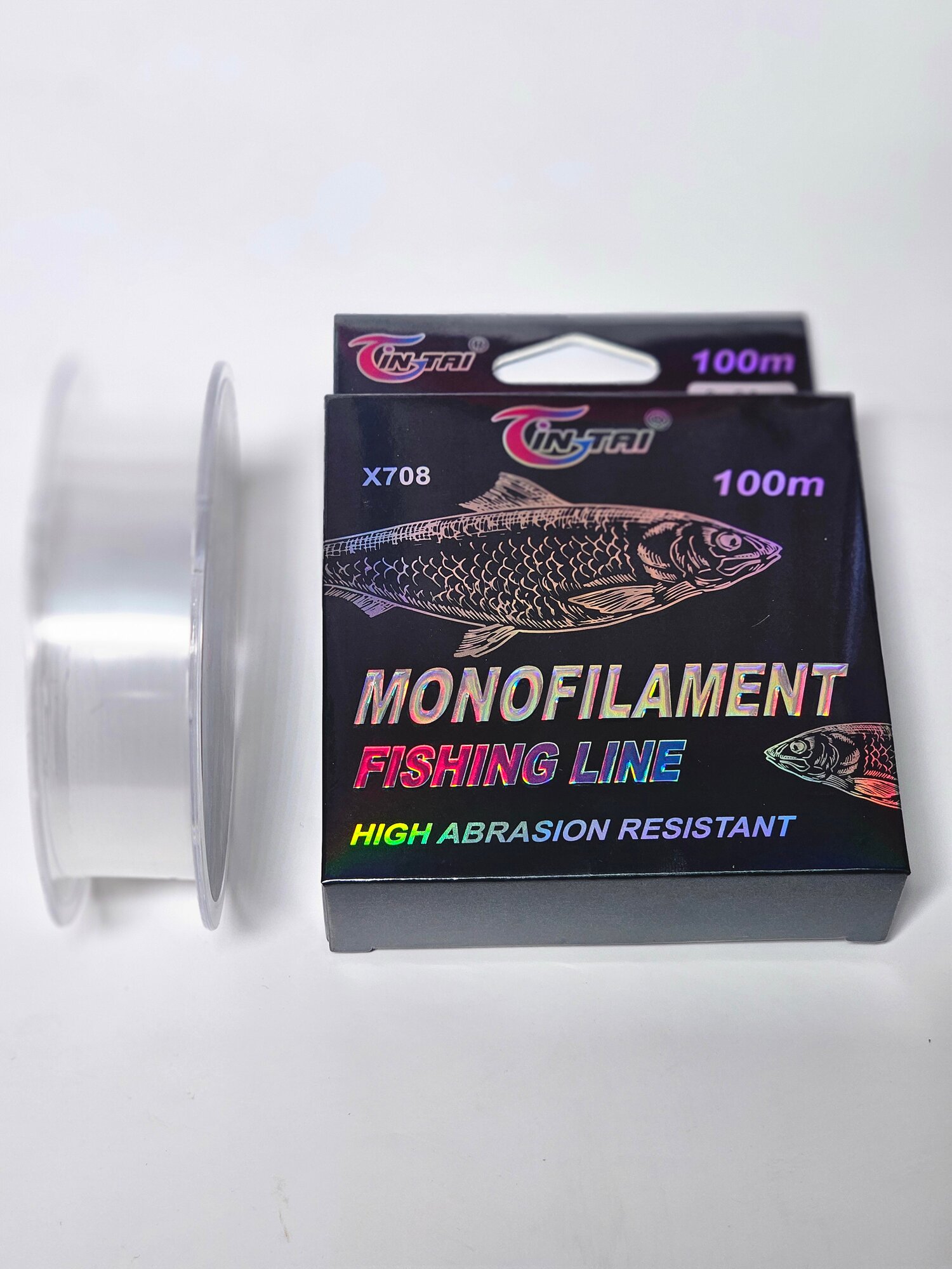 Леска монофильная для рыбалки YIN TAI Fishing line 100м 0,16 мм (7.31кг) прозрачная — фото 1