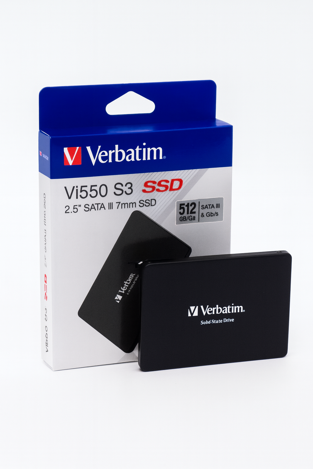 SSD-диск Verbatim "Vi550 S3", 1ТБ, 2,5", SATA III, до 85 тыс. операций в секунду
