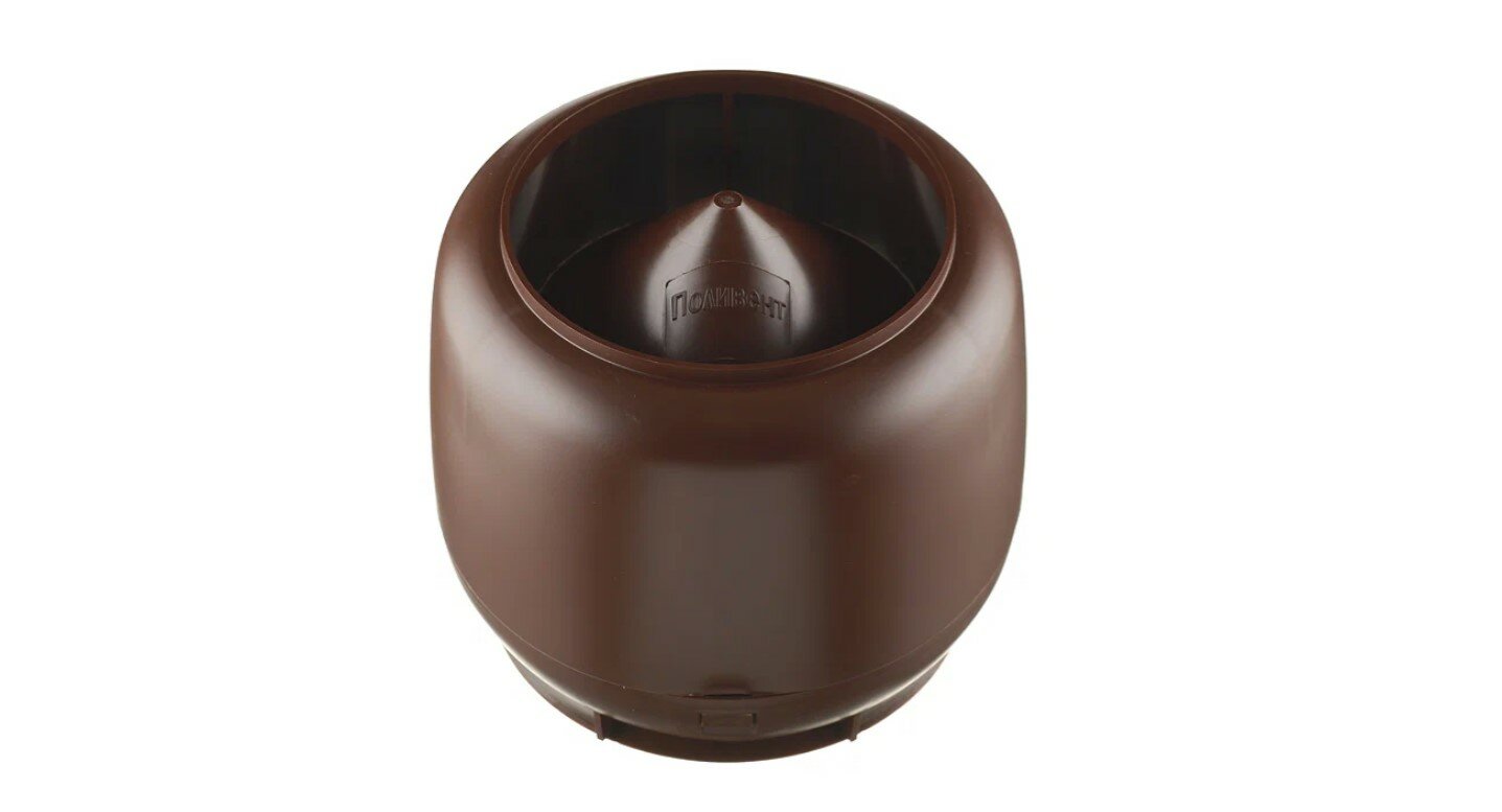 Колпак Поливент для изолированного выхода d160 мм коричневый RAL 8017