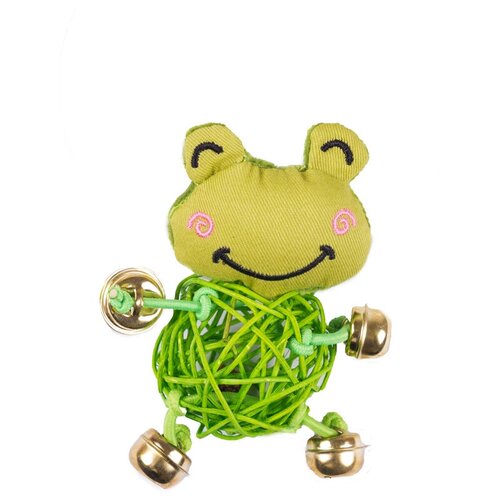 Игрушка для животного, Не Один Дома Frog, зеленый