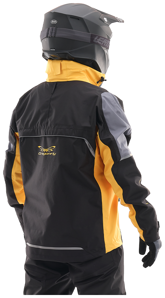 Куртка мембранная DragonFly Quad PRO, Black-yellow [M / ]