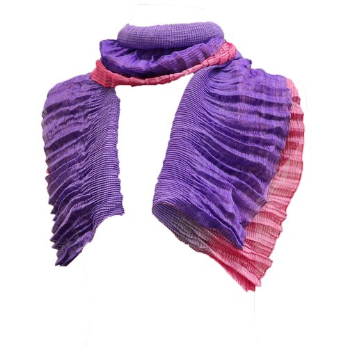 фото Шарф crystel eden,132х38 см, фиолетовый, розовый