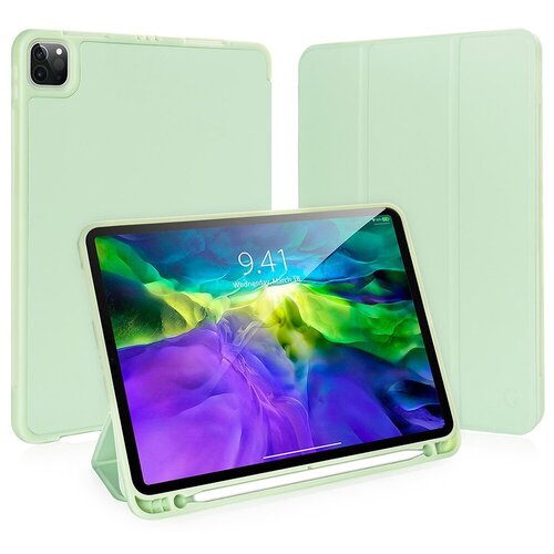 Чехол Guardi Milano Series для iPad Pro 12.9" (2020-2021) фисташковый (Pistachio)