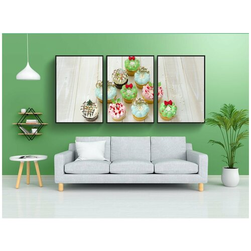 фото Набор модулных постеров для интерьера "люксы, фотогеничный, милый" 60x90 см. в тубусе, без рамки lotsprints