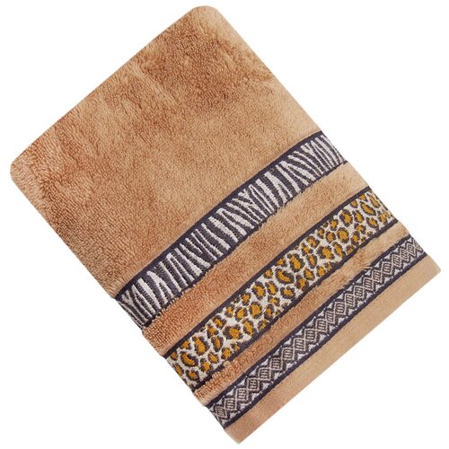 фото Полотенце наоми светло-коричневое хлопок 100%, 50х90, светло-коричневый tana