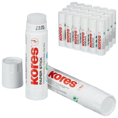 Kores Клей-карандаш Paper Stick 542671 24 шт. 24 шт. 20 г kores клей карандаш paper stick 542670 24 шт 24 шт 10 г