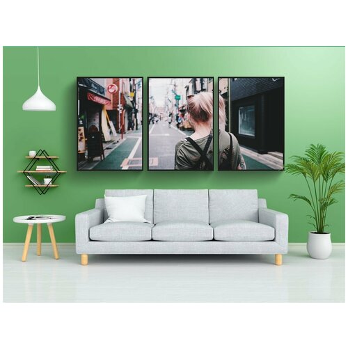 фото Набор модулных постеров для интерьера "архитектуры, здания, инфраструктура" 60x90 см. в тубусе, без рамки lotsprints