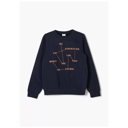 фото Толстовка для мальчиков, s.oliver, артикул: 402.10.109.14.140.2110091, цвет: оливковый (код цвета 7940), размер: s