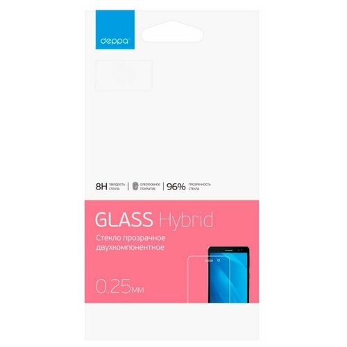 Противоударное стекло Deppa Hybrid для LG K130E K4 LTE (8H / 0.2 мм)