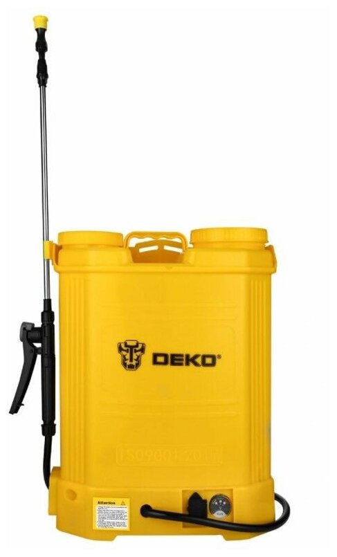 Опрыскиватель Deko DKSP10 16л желтый (065-0942)