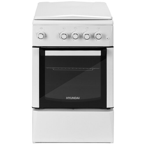 Плита газовая Hyundai RGG225 белый металлическая крышка 1780900₽