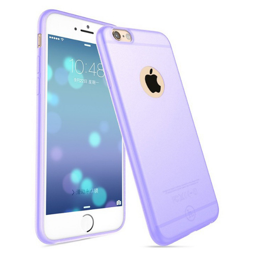 фото Чехол силиконовый iphone 6/6s, hoco, light series forsted, фиолетовый