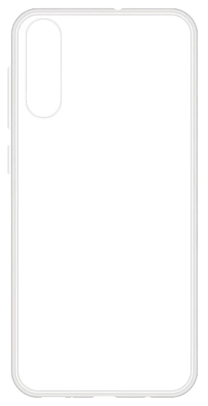 Силиконовый чехол для Samsung Galaxy A01 прозрачный / самсунг галакси а01