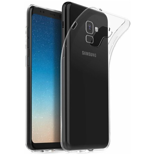 фото Чехол-накладка tfn для samsung galaxy a8 (2018) прозрачный