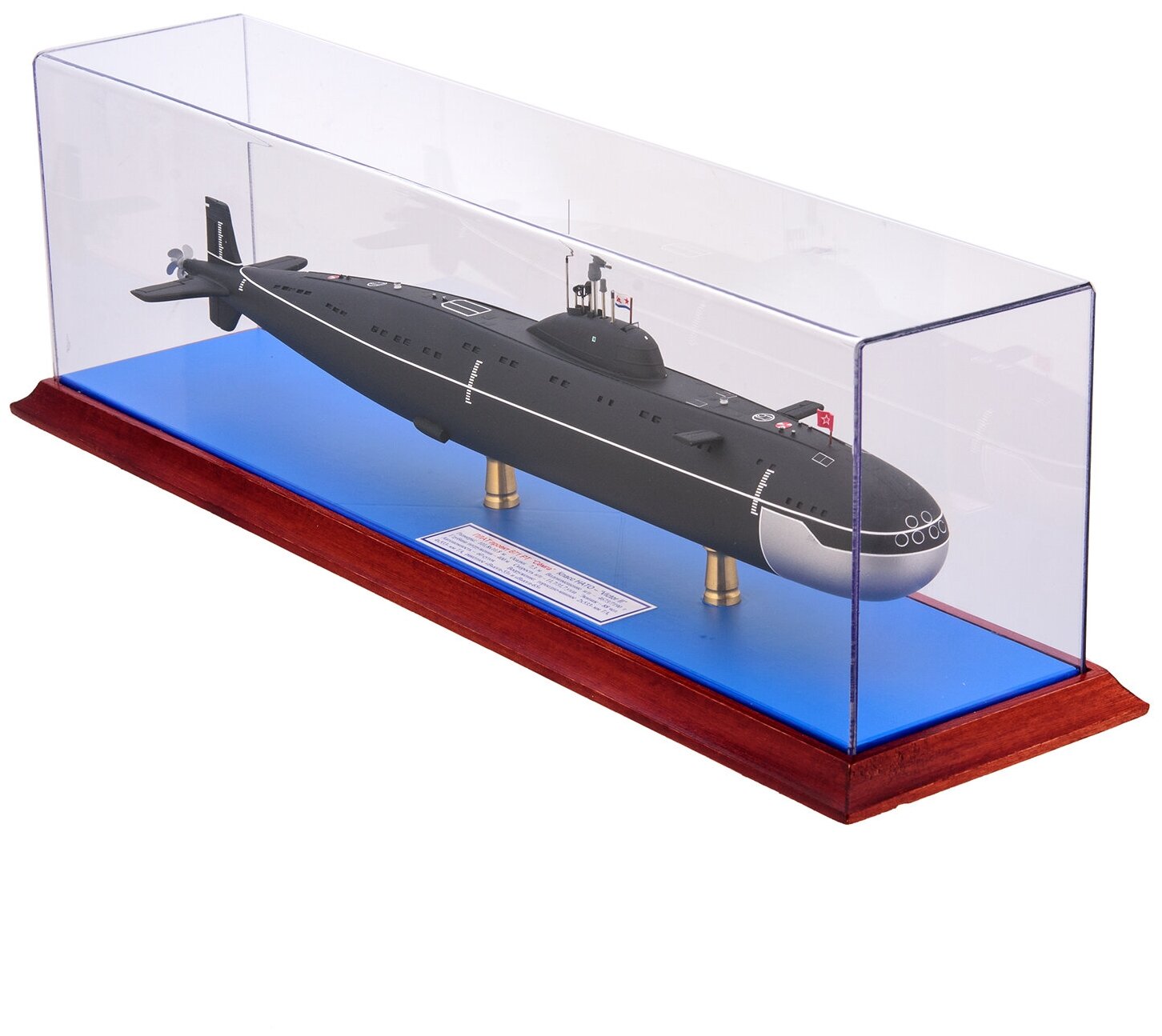 Макет подводной лодки "Семга" проекта 671 РТ (1:250)