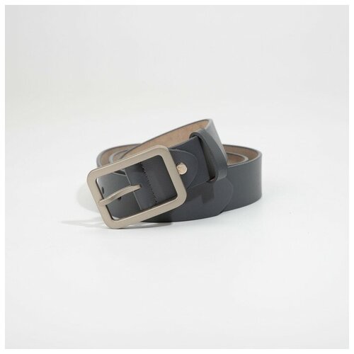 фото Ремень женский, ширина 3,5 см, винт, пряжка металл, цвет серый noname