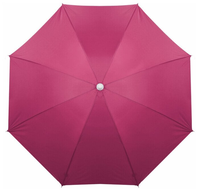 Зонт пляжный "Классика", d=180 cм, h=195 см, цвета микс./В упаковке шт: 1 - фотография № 6