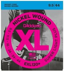 D'ADDARIO EXL120+ струны для электрогитары, Super Light Plus