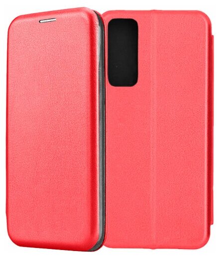 Чехол-книжка Fashion Case для Huawei P Smart (2021) красный
