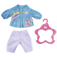 Одежда для кукол Беби Бон 828-212 повседневный костюмчик для пупса Беби Борн 43 см Baby Born Zapf Creation