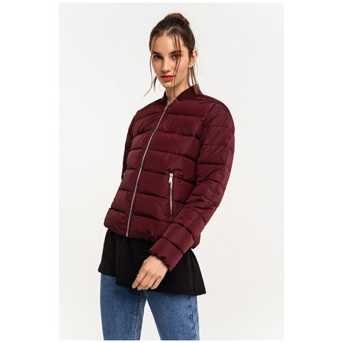 фото Бомбер befree, размер s/44, бордовый