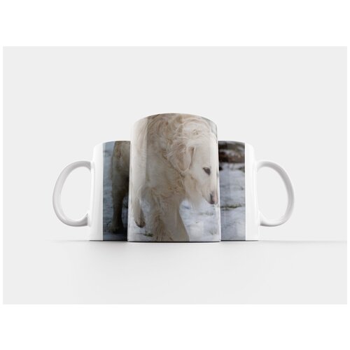 фото Кружка "собака, прогулки, зима" 320 мл lotsprints