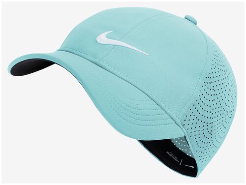 Кепка NIKE AeroBill Heritage86 Womens Golf Hat, размер ADULT/OS, зеленый, бирюзовый