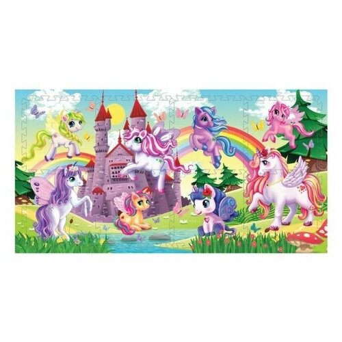 314319 Коврик-пазл единороги 8 сегментов каждый 1416₽