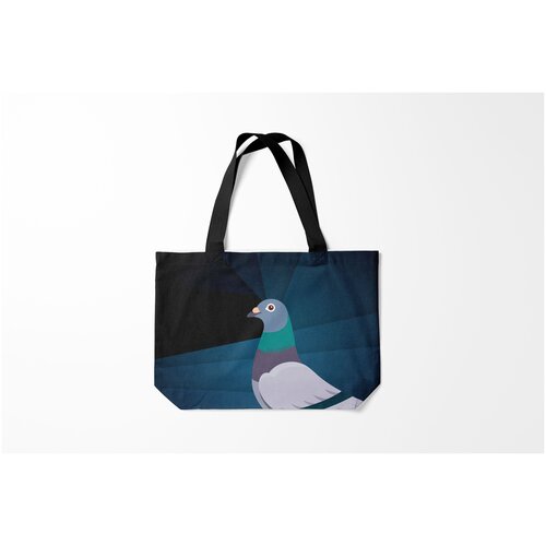 фото Сумка-шоппер / 46х35 см / мемы / голубь наташа burnettie