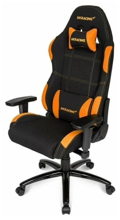 Компьютерное кресло AKRACING AK-K7012 игровое, обивка: текстиль, цвет: black orange