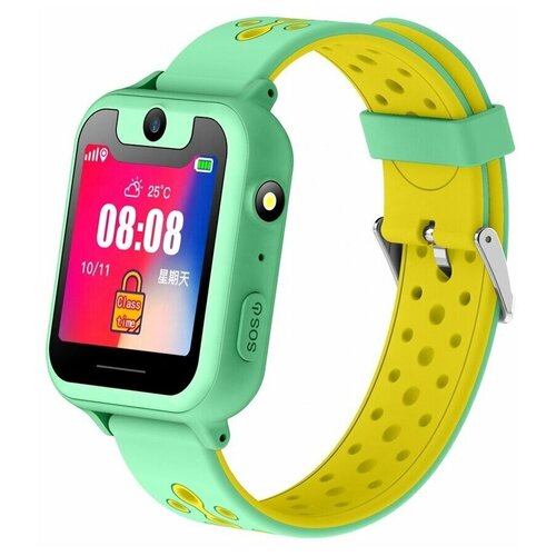 Детский часы Baby Smart Watch S6 зеленые / Умные часы для детей / Smart часы детские