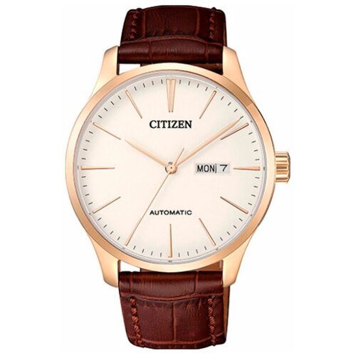 наручные часы citizen automatic nh8353 18a золотой Наручные часы CITIZEN NH8353-18AB, белый