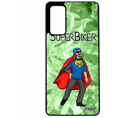 фото Чехол для мобильного samsung galaxy s20fe, "супербайкер" шутка герой utaupia