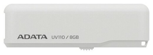 Флеш диск 8GB A-DATA UV110, USB 2.0, Белый